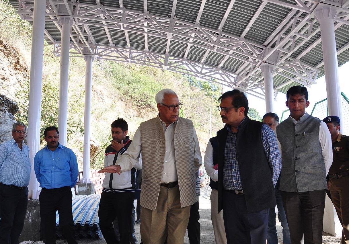 Governor inspects on Tarakote Track