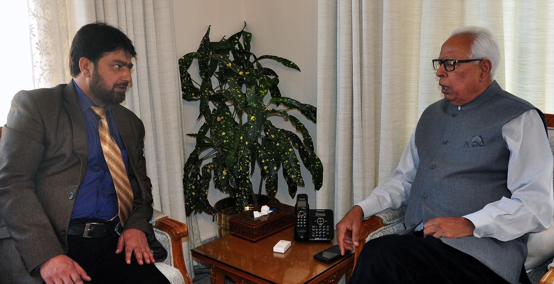 Vice-Chairman J&K Cements Ltd. meets Governor