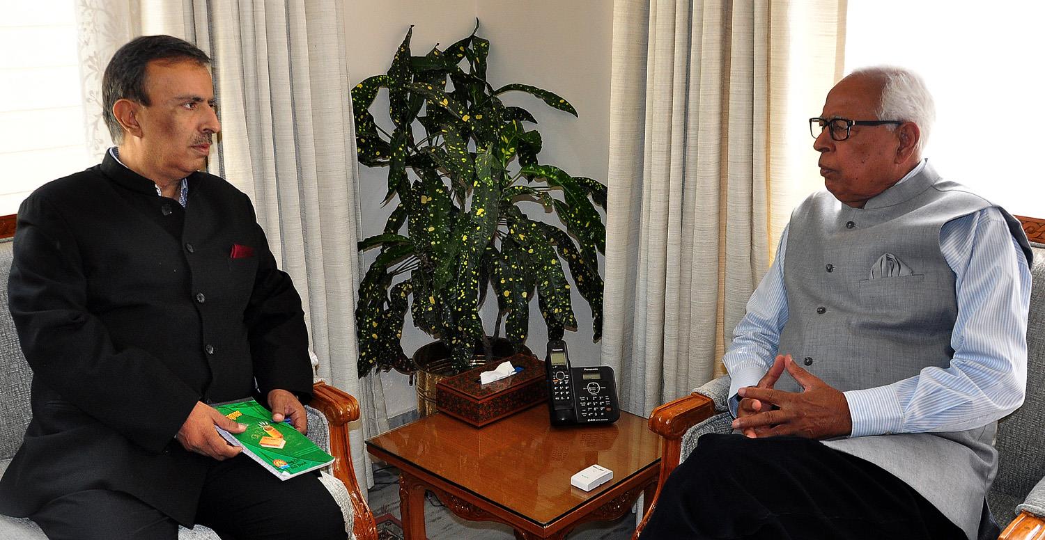 Advisor Mattoo meets Governor