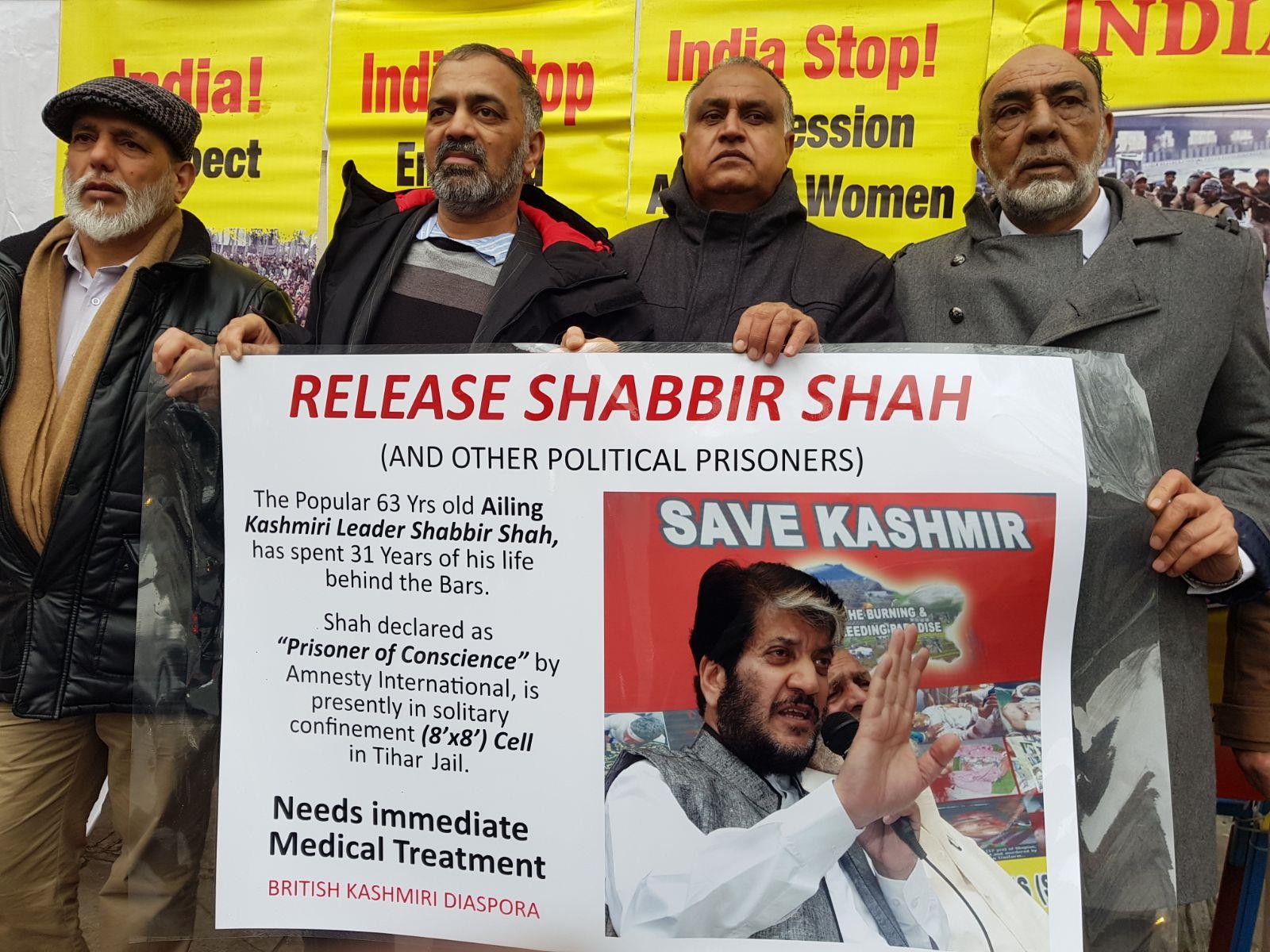 Kashmiris hold protest in Britain on Common Wealth Day