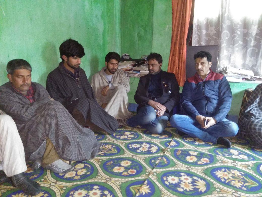 KNS management visits Maqbool Sahil's residence