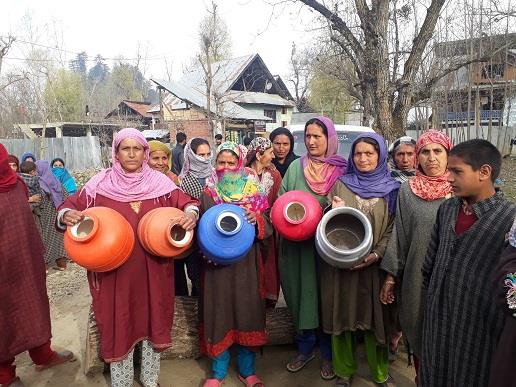 Water shortage triggers protest in Handwara village