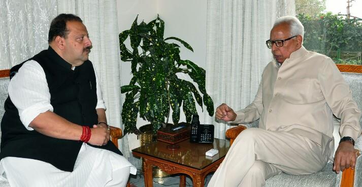 MLA Nagrota meets Governor