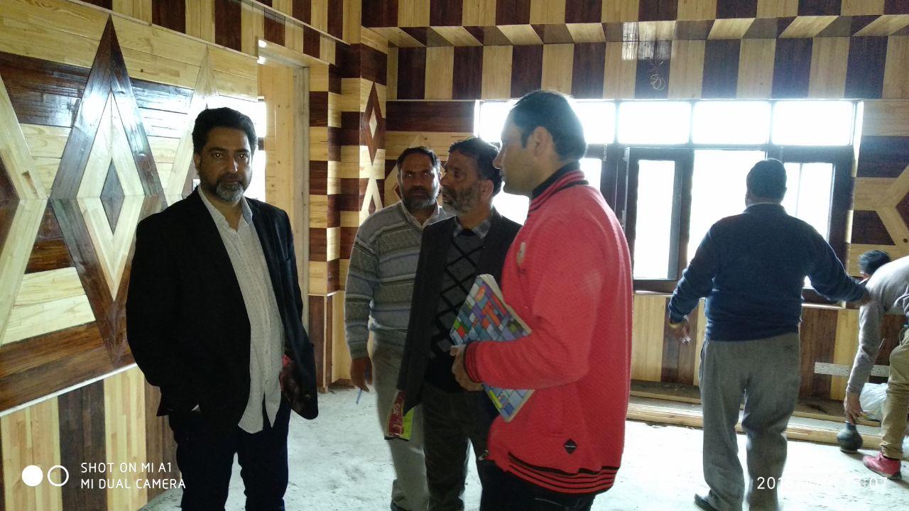 Khalid Jehangir takes stock of development works in Srinagar