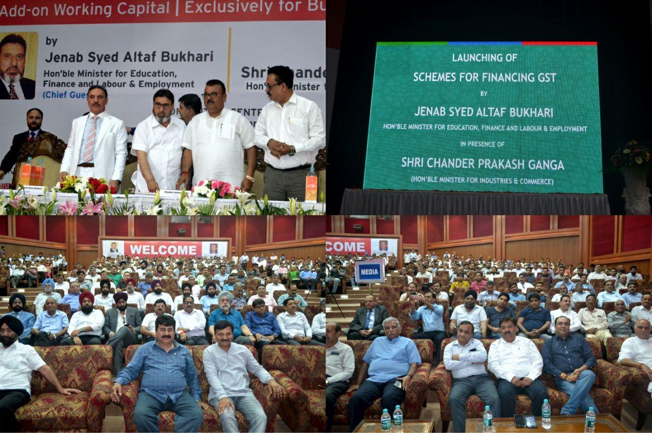 FM launches J&K Bank Add on Working Capital-GST Scheme for JK businesses