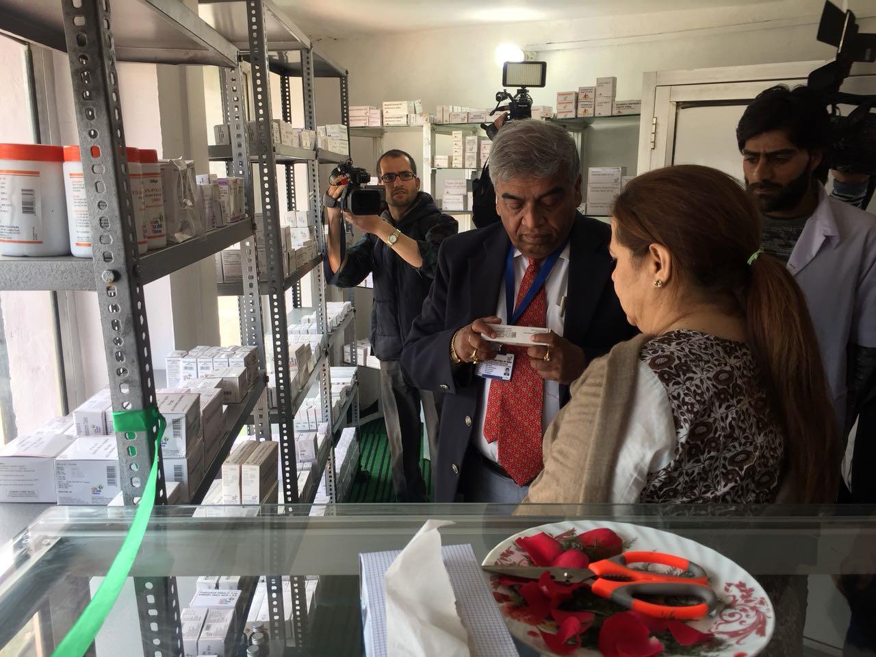 Biplab Chatterjee inaugurates two Jan Aushadhi Kendras in Srinagar