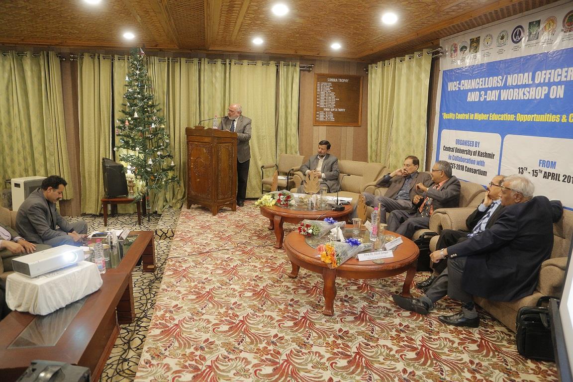 CUK holds VCs/Nodal officers meet cum workshop
