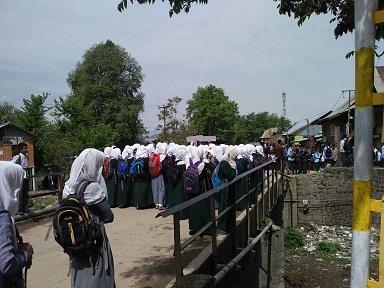 Kathua: Students’ protests, clashes in Ajas Bandipora