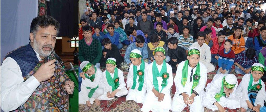 Imran Ansari pays tributes to Imam Hussain, Imam Abbas (RA)