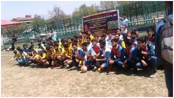 District Level Football tourney under Let’s Play under way in Srinagar