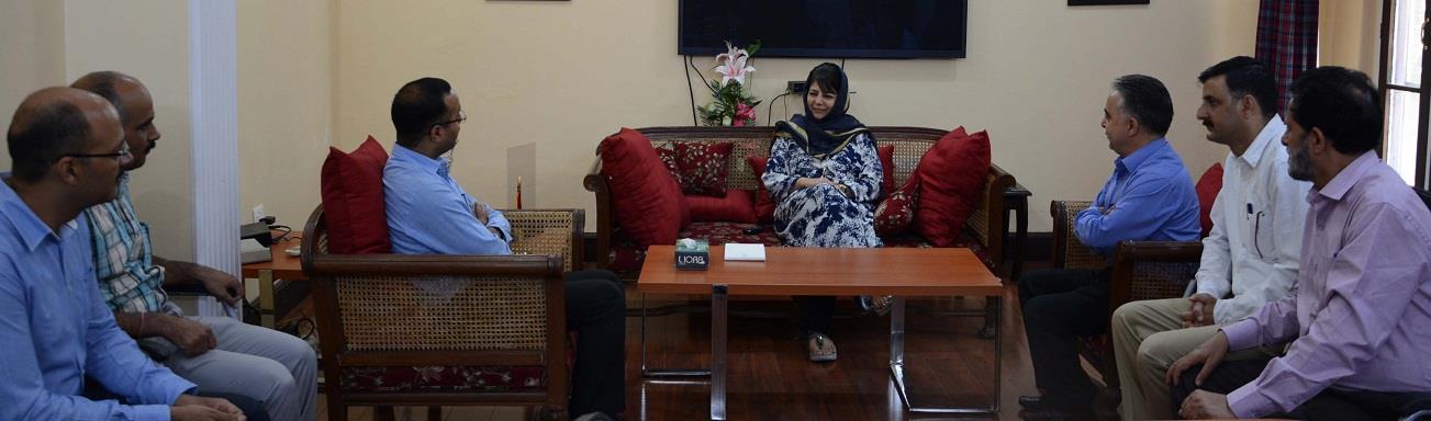KAS officers meet Mehbooba, thank her for time-bound grade promotion, pay revision