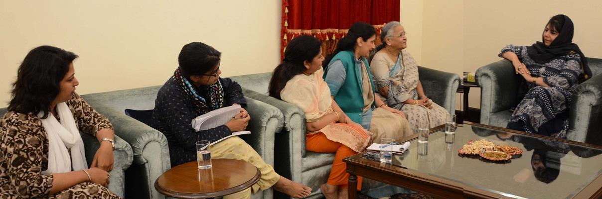 Women activists’ delegation calls on Mehbooba