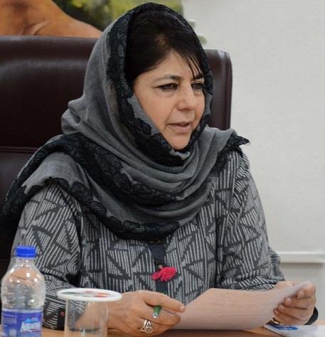 Mehbooba asks officers to ensure responsive, clean, prompt admn to people