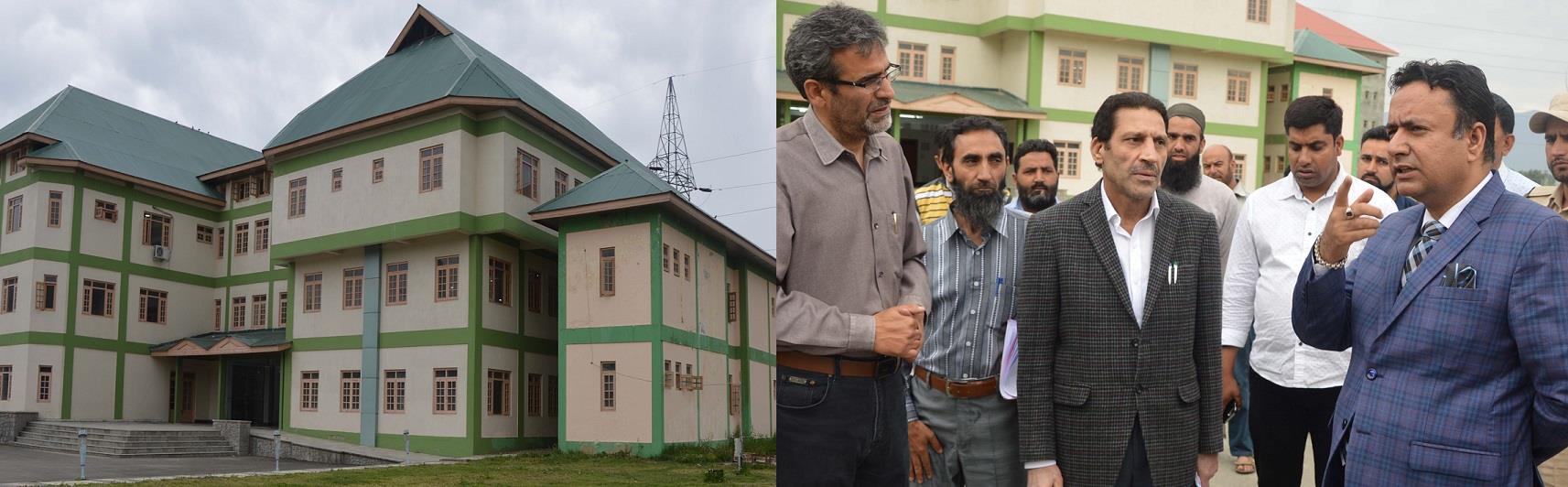 Zulfkar visits Hajj House Bemina