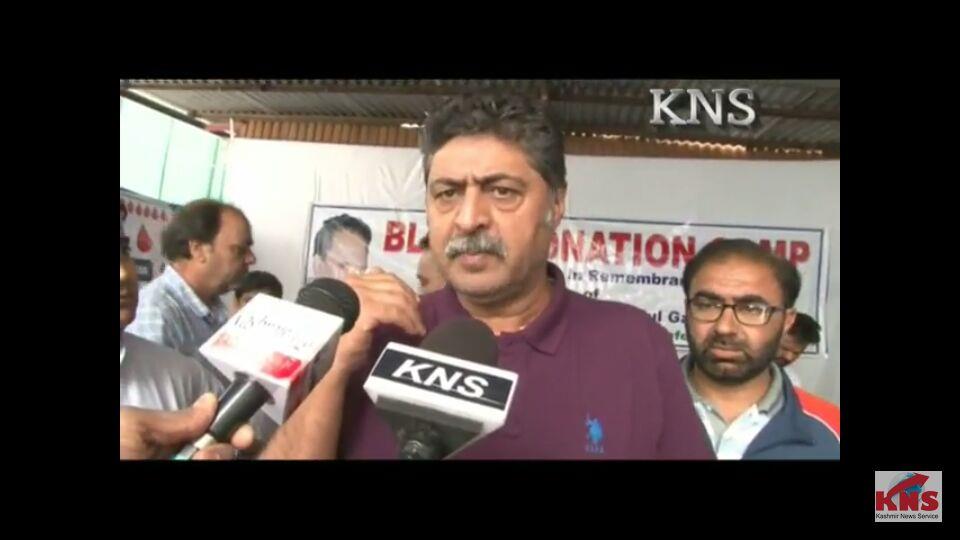 PC organizes blood donation camp in remembrance of Abdul Gani Lone