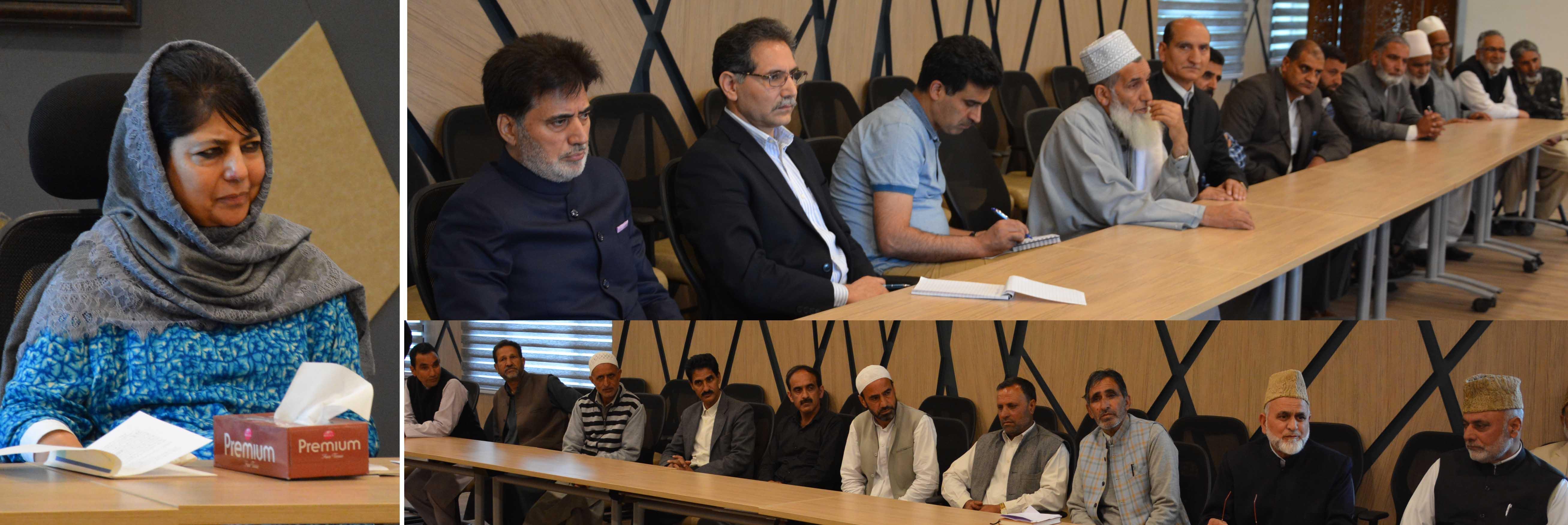 Deputations from Anantnag, Dooru, Budgam meet Chief Minister