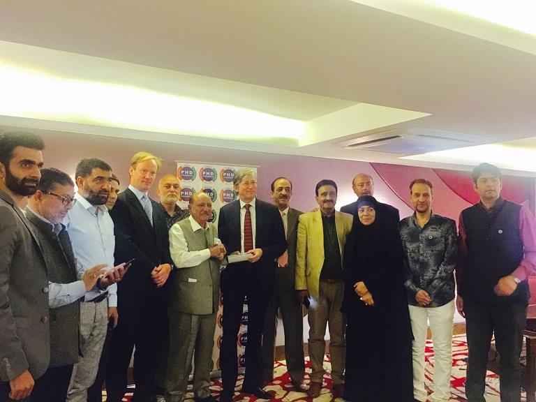 Ambassador of Belgium Kingdom, Commercial Counsellor meet Mushtaq Chaya