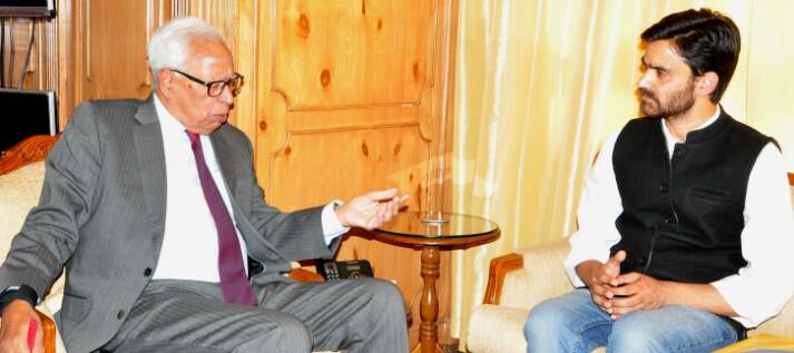 Secretary J&K State Sports Council meets Governor