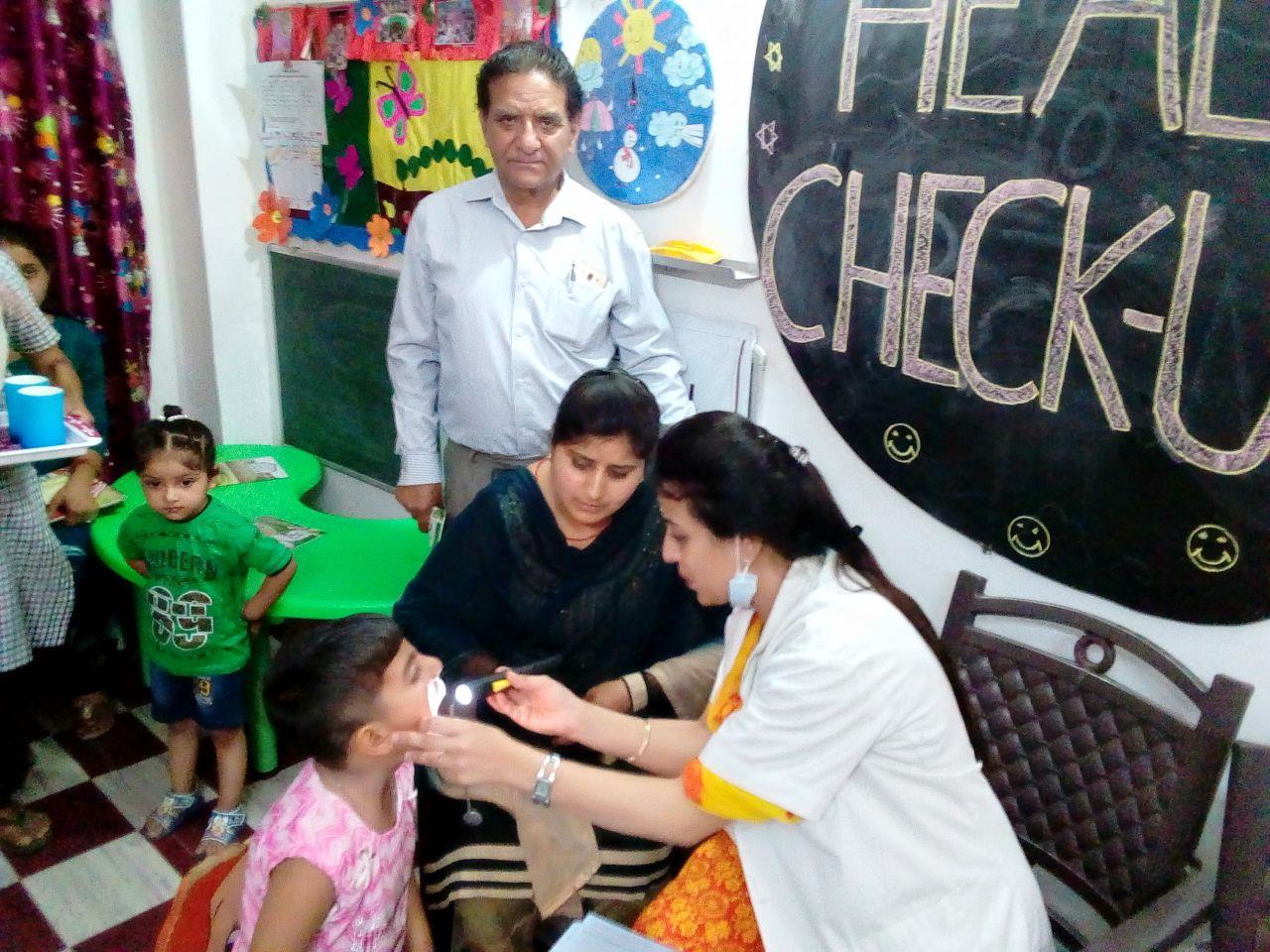 We The Human conduct dental check up for students