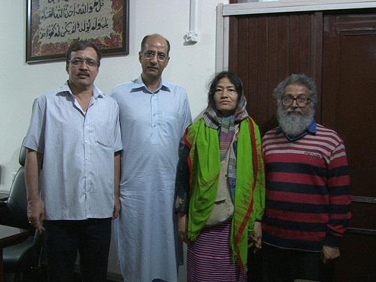 Irom Sharmila calls on Nasir Aslam Wani