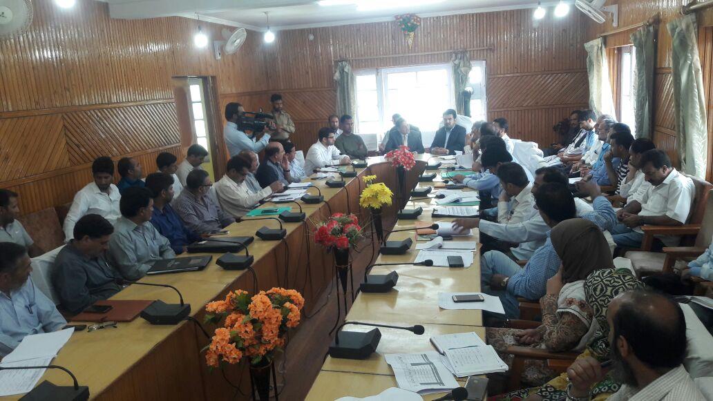 MLA Shopian reviews developmental scenario of Shopian