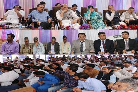 Rajnath Singh visits Kupwara