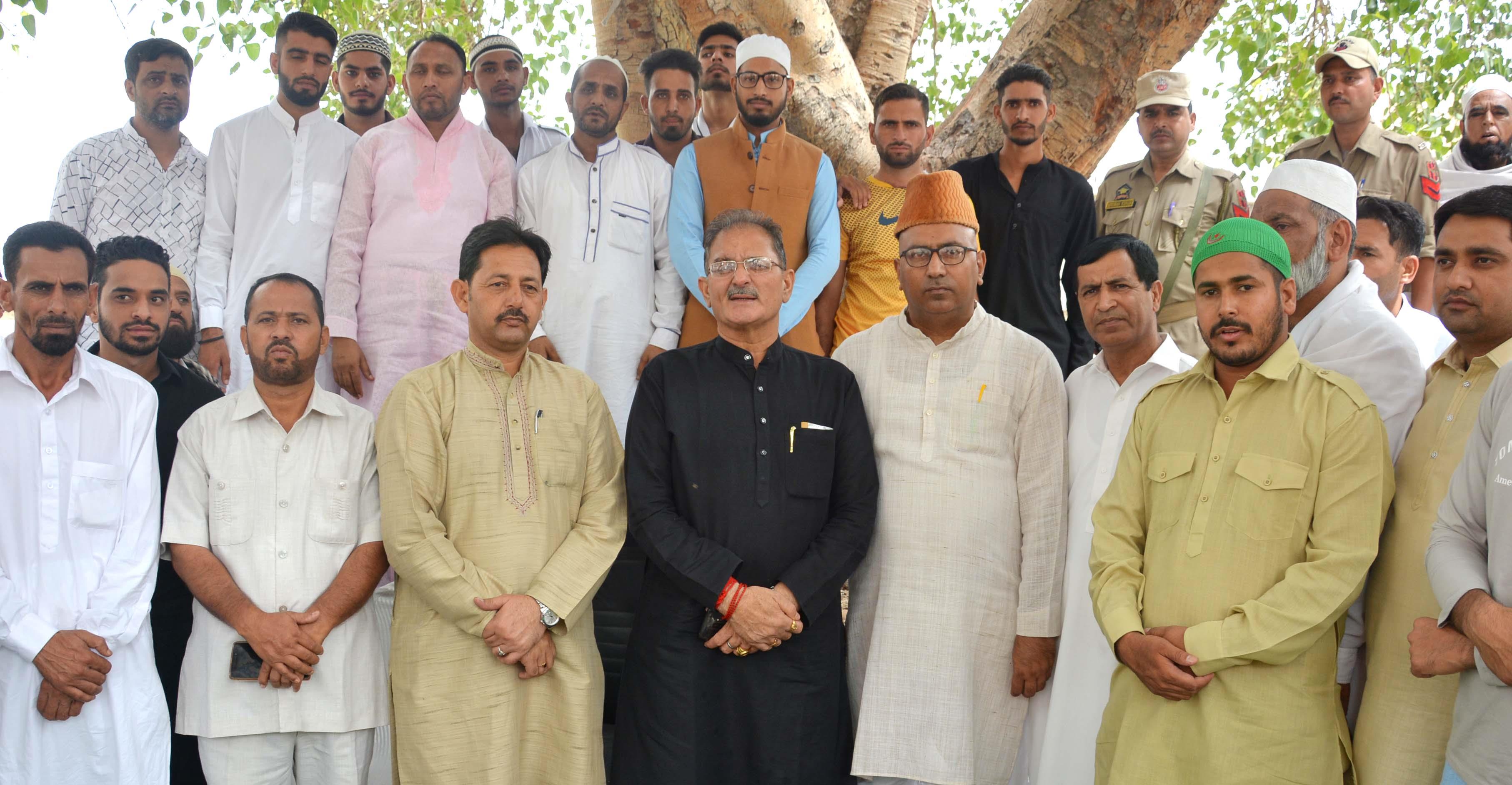 Dy CM greets people on Eid-ul-Fitr