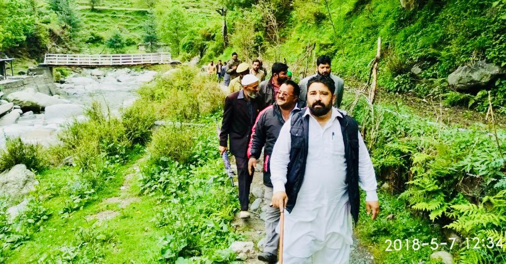 Jan tours far flung Loran area of Poonch