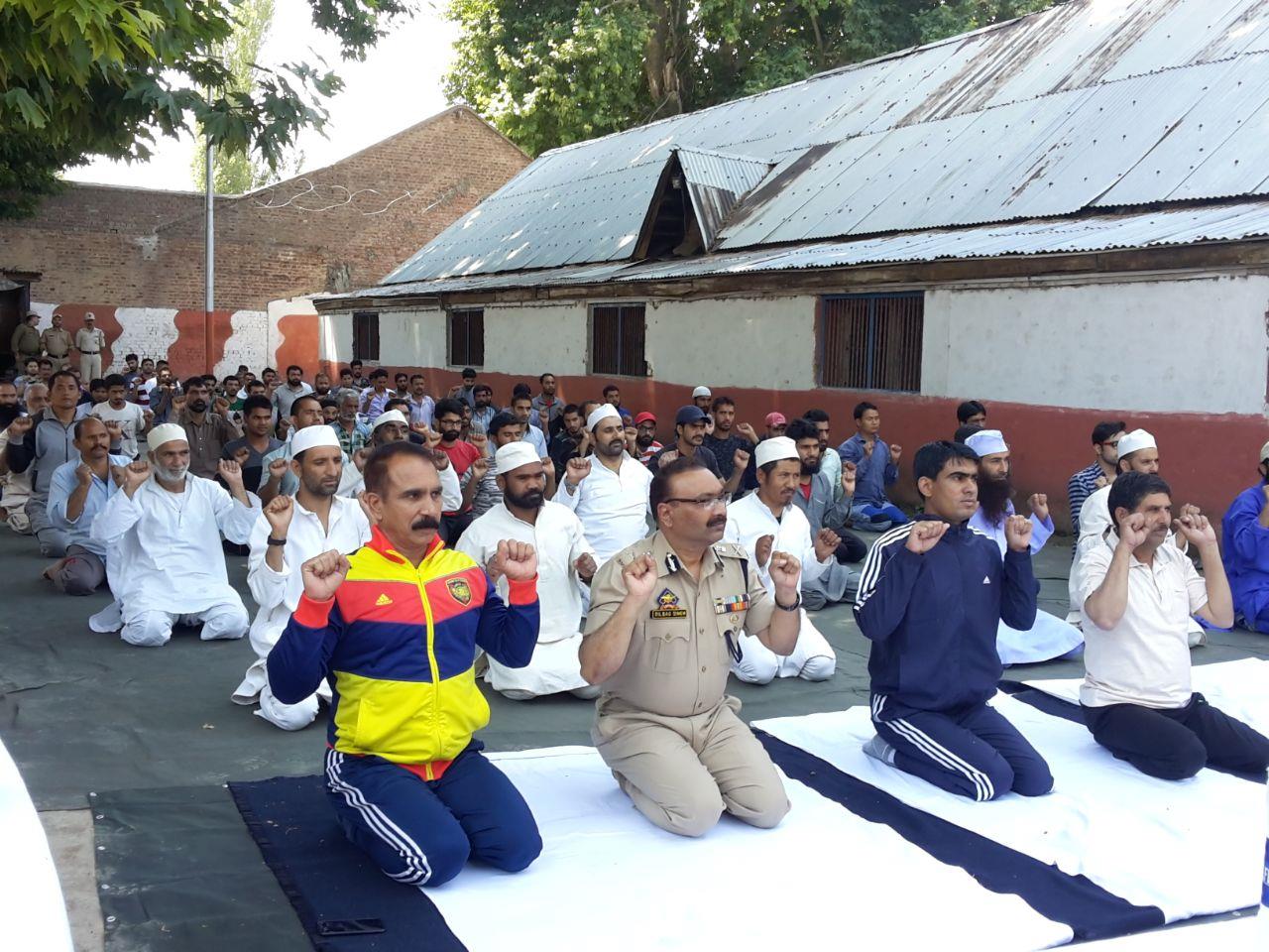 J&K Jails Celebrate International Yoga Day