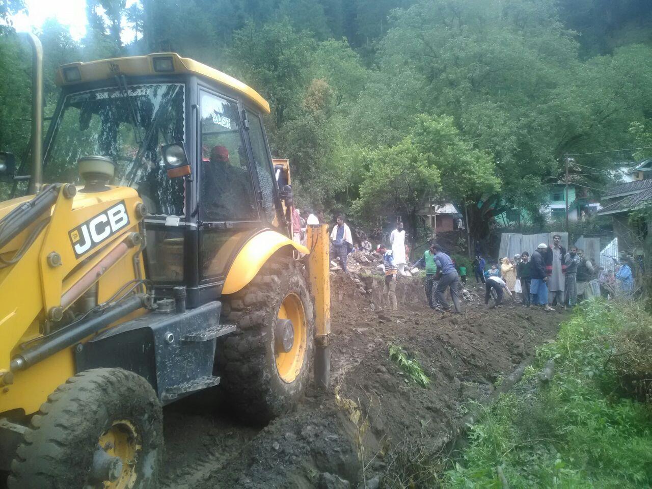Encroachment eviction drive on Mohura to upper Mohura in Uri