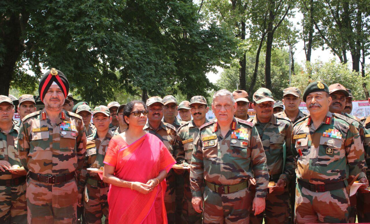 Defence minister reviews security on Amarnath routes in Valley
