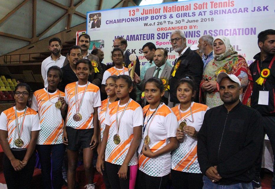 13th Junior National Soft Tennis Championship concludes in Srinagar