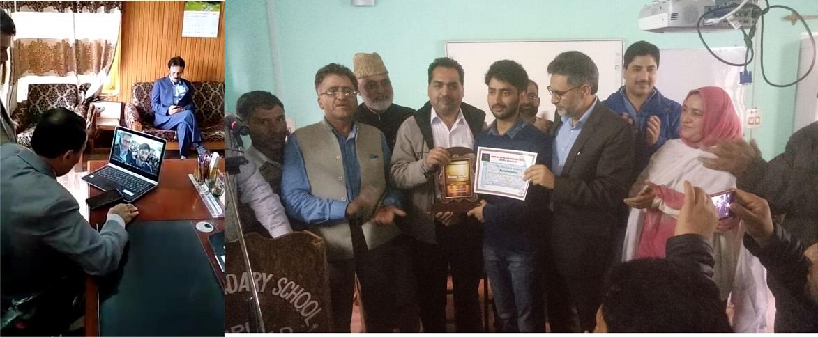 An orphan student Furqaan Ashraf of Dooru tops NEET examinations in J&K