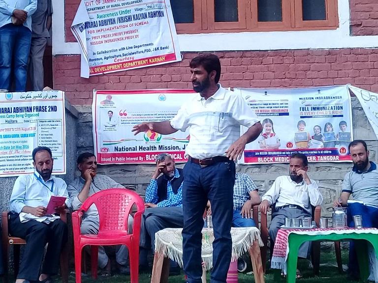 ICDS department conducts awareness programme under Gram Swaraj Abhiyan