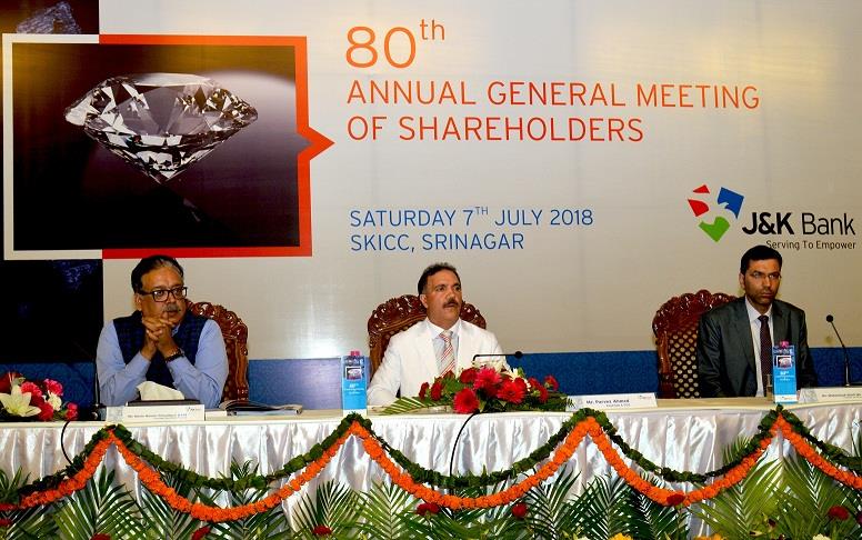 J&K Bank holds 80th AGM