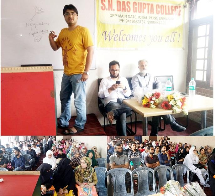 State’s IAS topper Fazlul Haseeb interacts with civil services aspirants