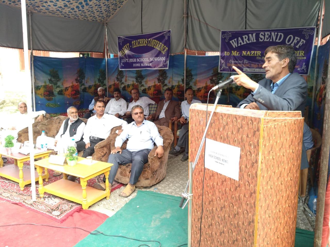 Warm send off to renowned educationist Nazir Ahmad Pir