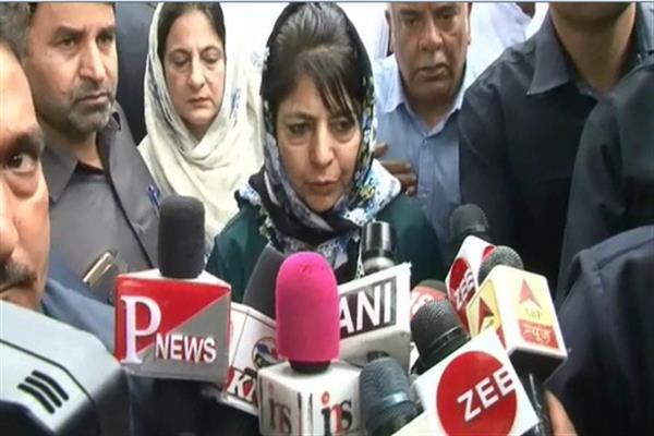 Mehbooba asks Delhi not to repeat 1987