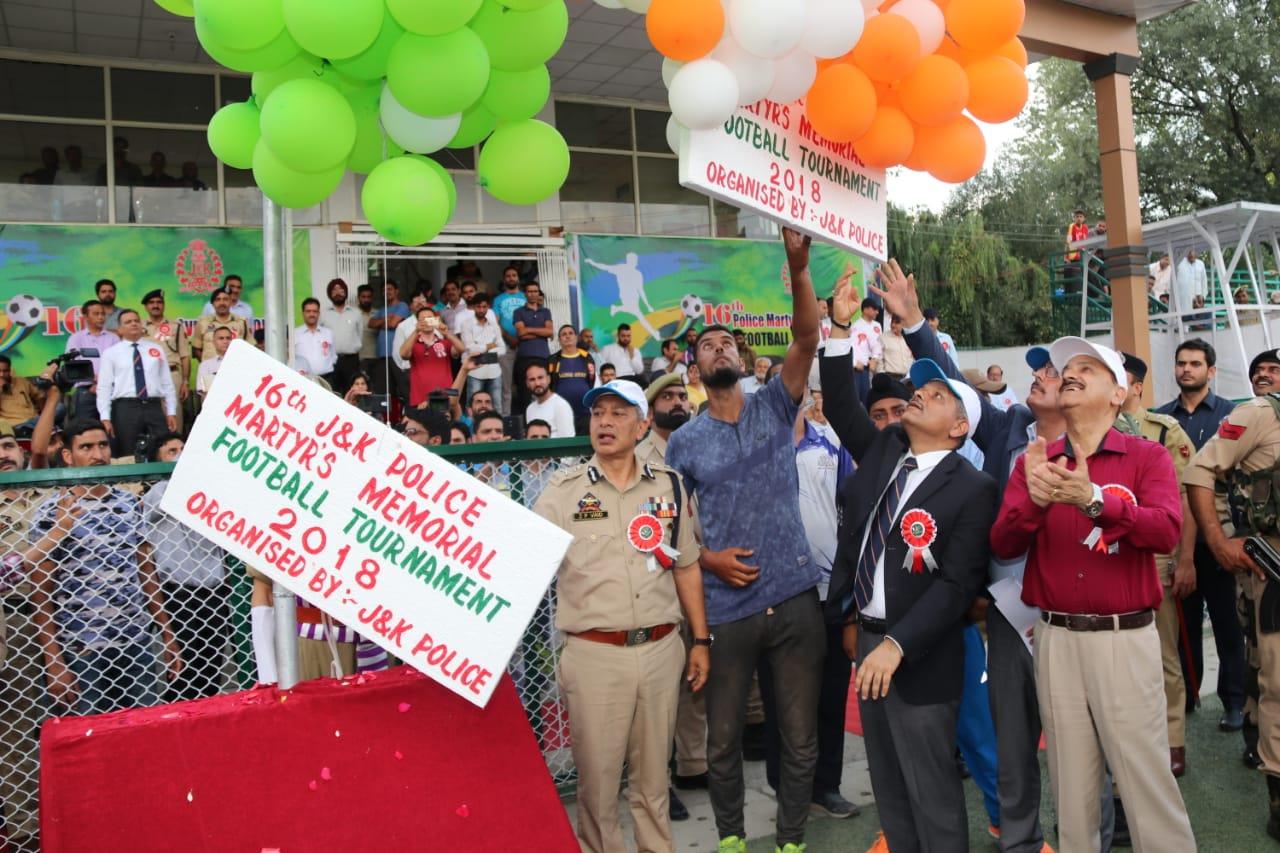 DGP declares 16th Police Martyrs Memorial Football Tournament open