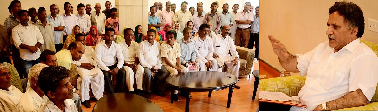 Day-2: Advisor Ganai hears public grievances at Jammu