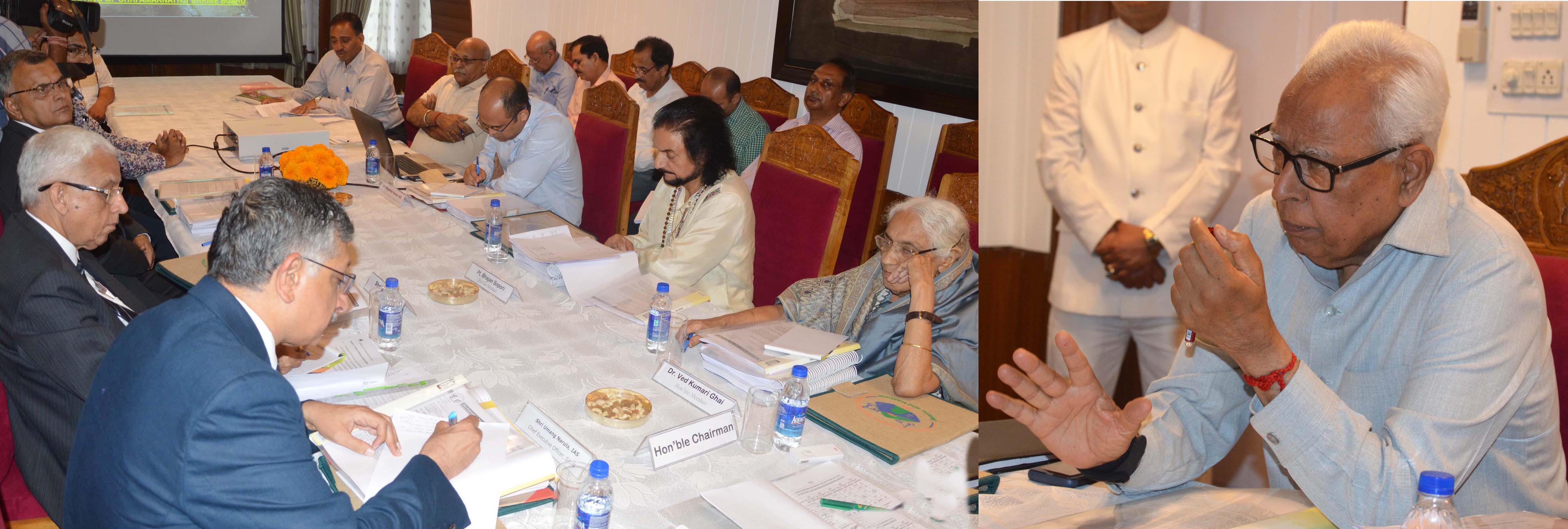 Amarnathji Yatra: Guv chairs 35th meet of Shri Amarnathji Shrine Board
