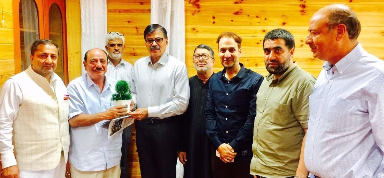 PHD Chamber Kashmir Chapter meets Advisor V Kumar