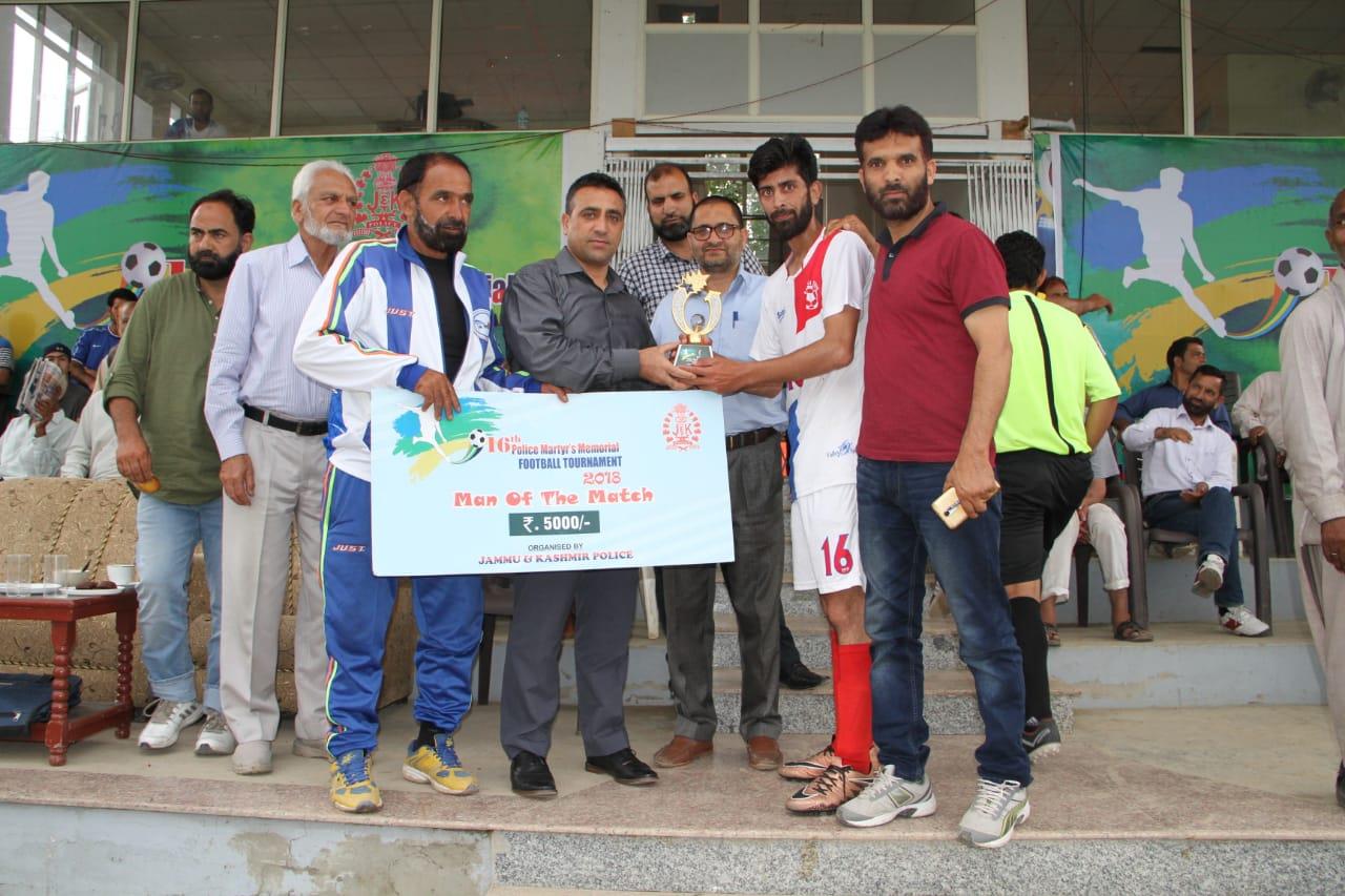 16TH JK Police Martyrs Memorial football Tournament