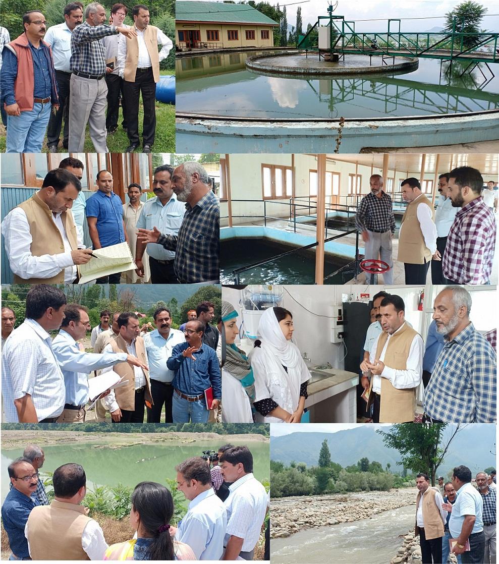 Farooq Shah visits 19 MGD filtration plant, lift station at Nishat