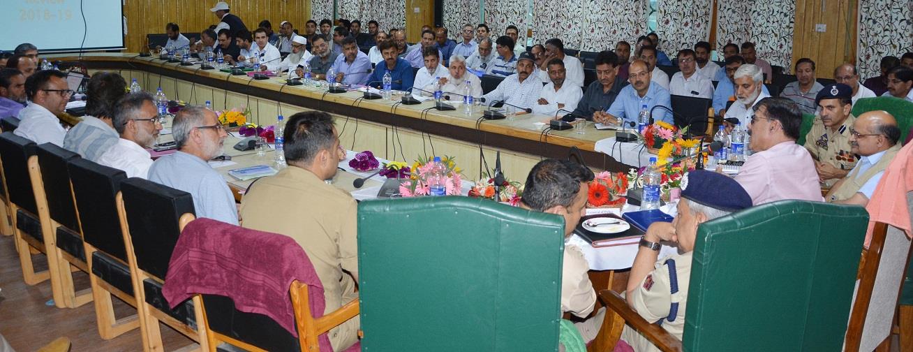 Advisor Kumar visits Pulwama, reviews developmental, security scenario in district