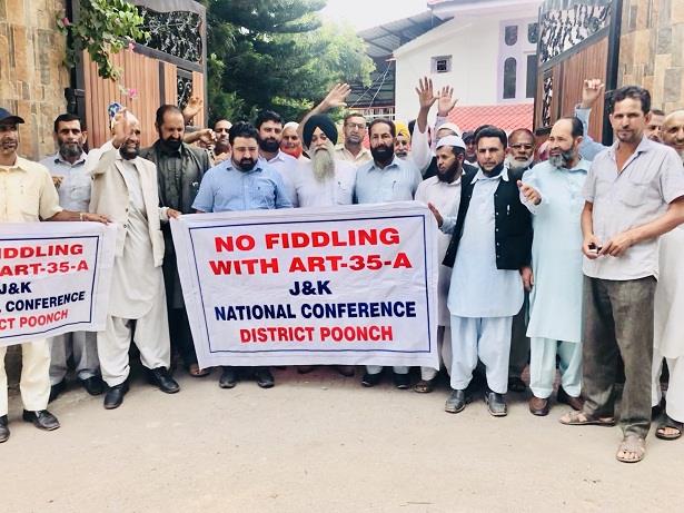 NC holds protest in Poonch