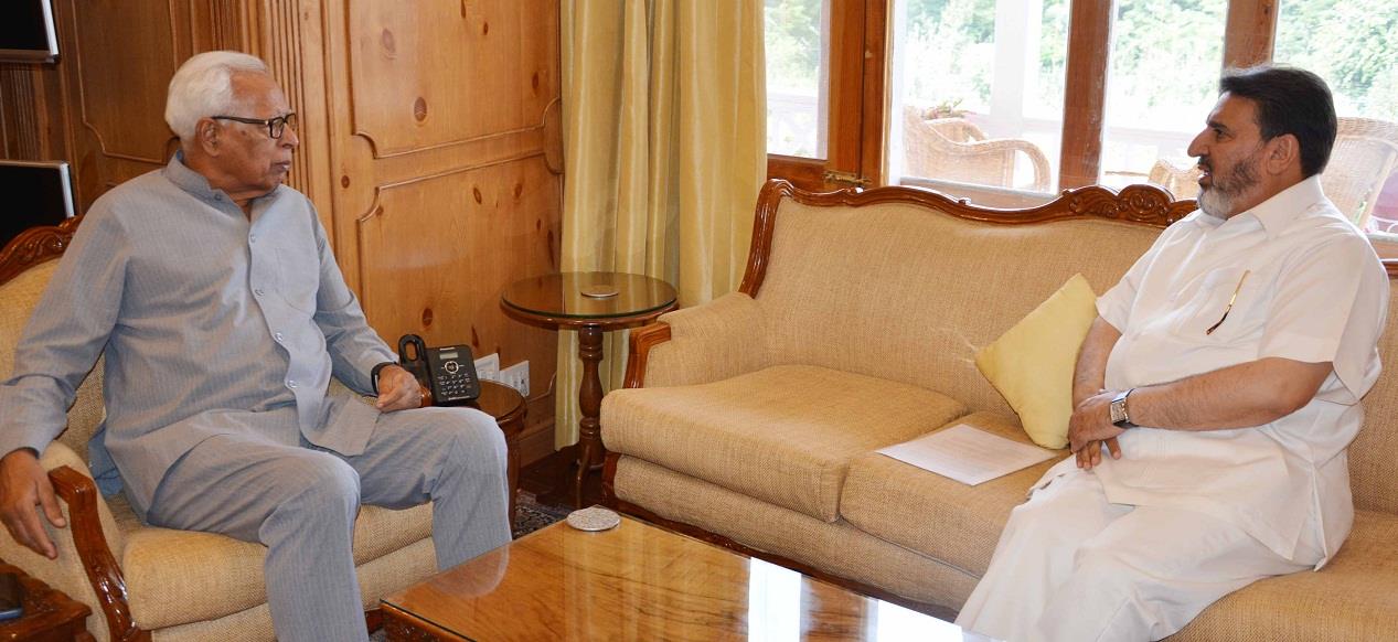 MLA Amirakadal meets Governor