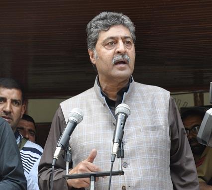 Bilal Lone greets people of Eid-ul Azha