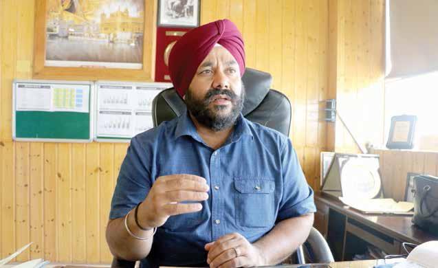 Baldev Singh greets people on Eid-ul-Azha