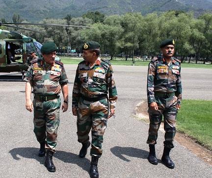 Chief of army staff visits valley